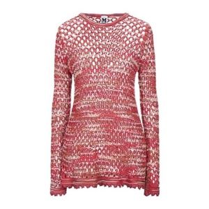 NWOT M Missoni Crochet Sweater in Garnet Size 4